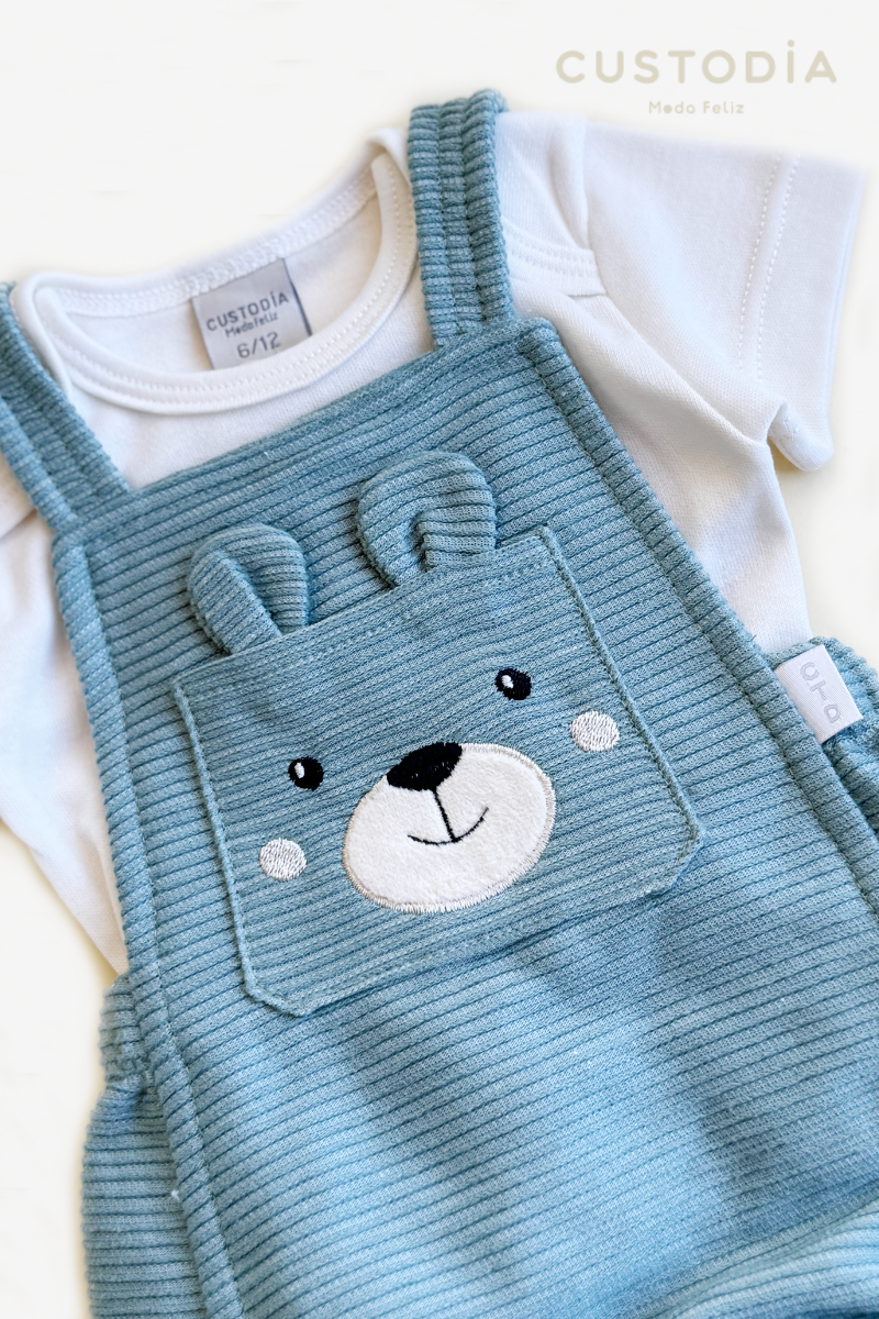 Set Mameluco Osito Textura