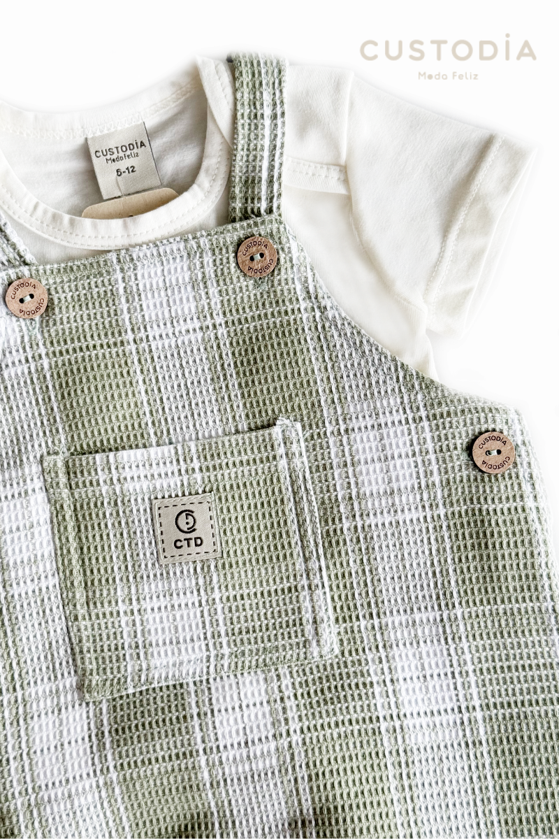 Overall Cuadritos Leñador