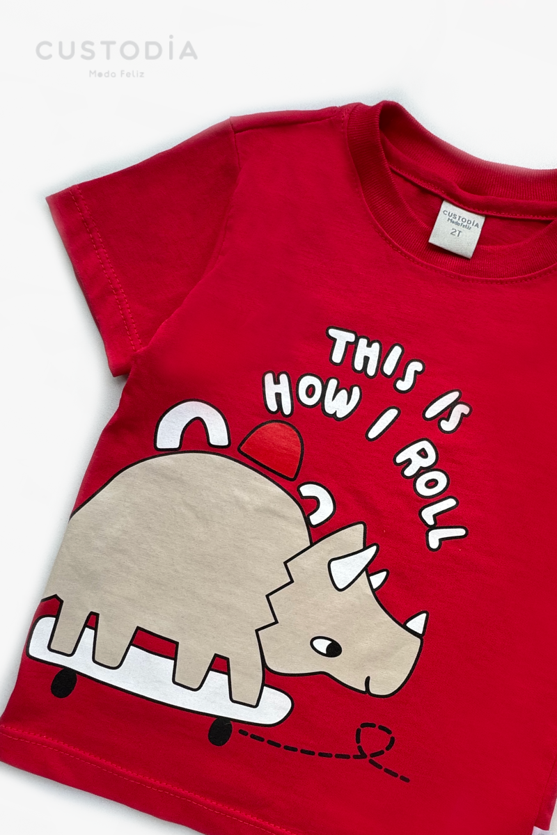 Camiseta Roll Dino