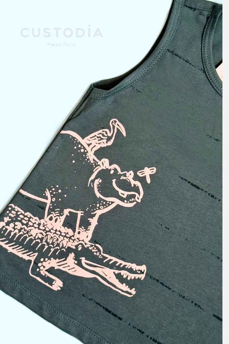 Camisilla Zoo Bebé