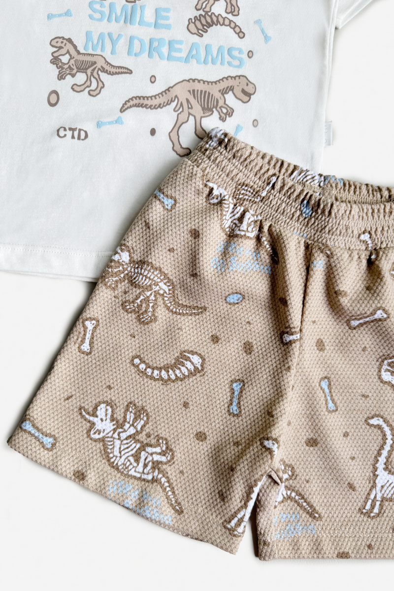 Pijama Dinos Texturizada