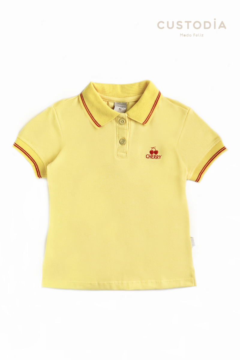 Camiseta Tipo Polo Cherry