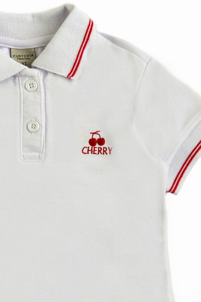 Camiseta Tipo Polo Cherry