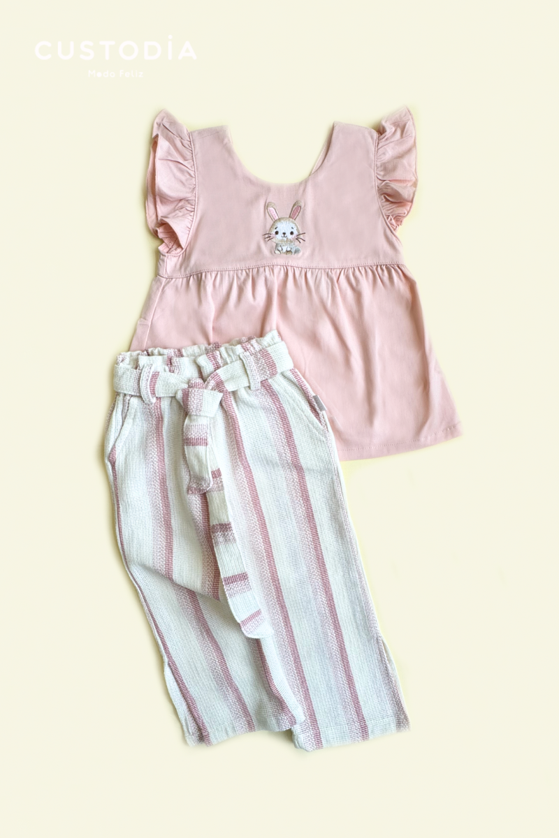 Set 2 Prendas Conejita Moño