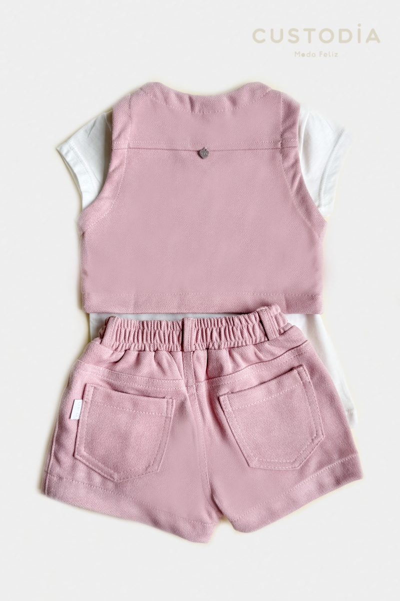 Set Chaleco y Falda Short Margaret