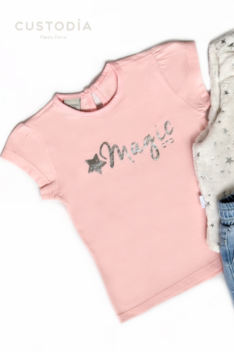 Set Chaleco, Camiseta y Jean Estrellas Mágicas