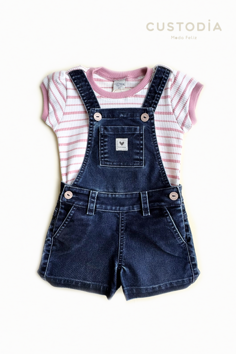 Overall Corto Jean Love