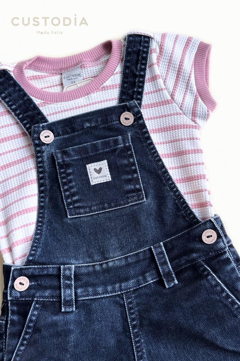 Overall Corto Jean Love