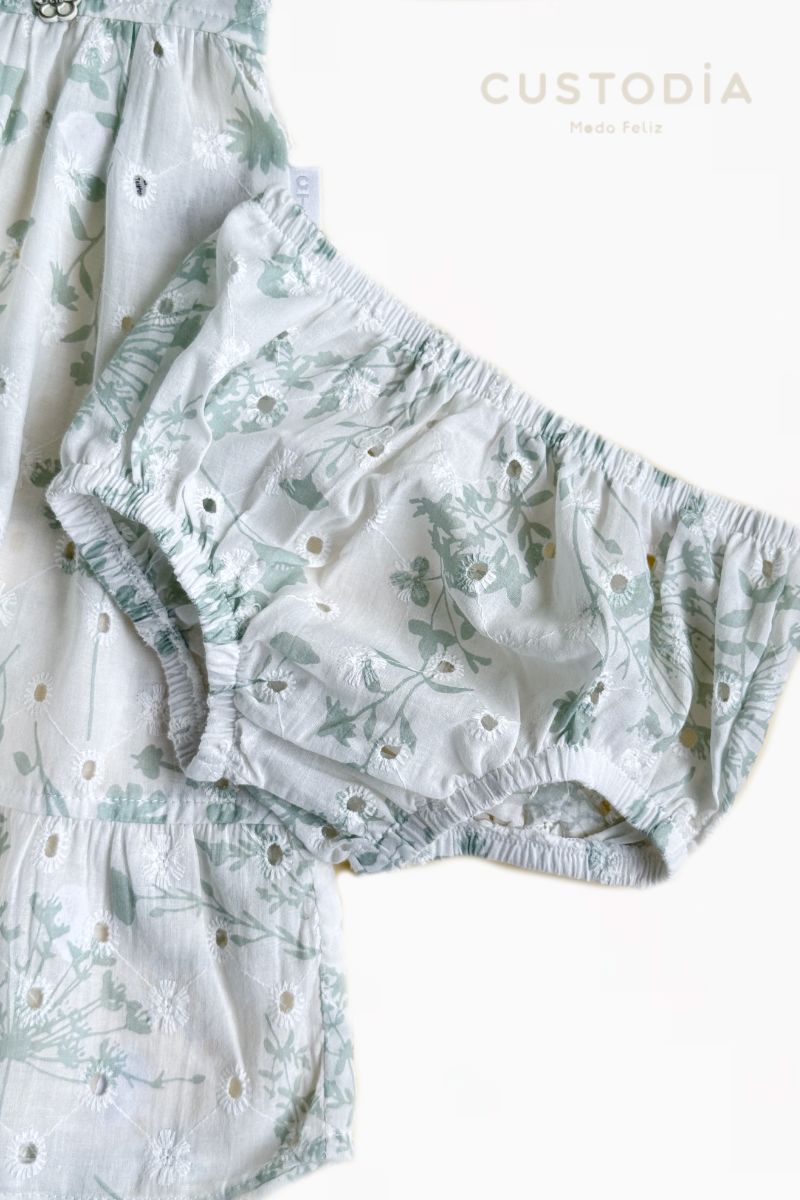 Vestido Botones Ojalillo