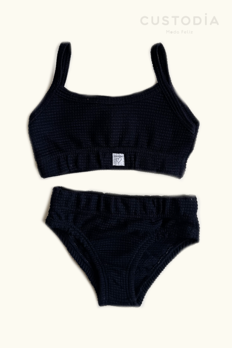 Conjunto Interior de Crop y Panty
