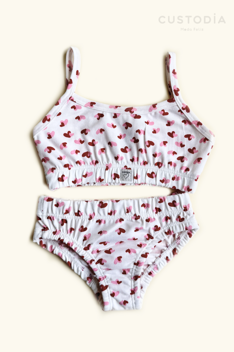 Conjunto Interior de Crop y Panty