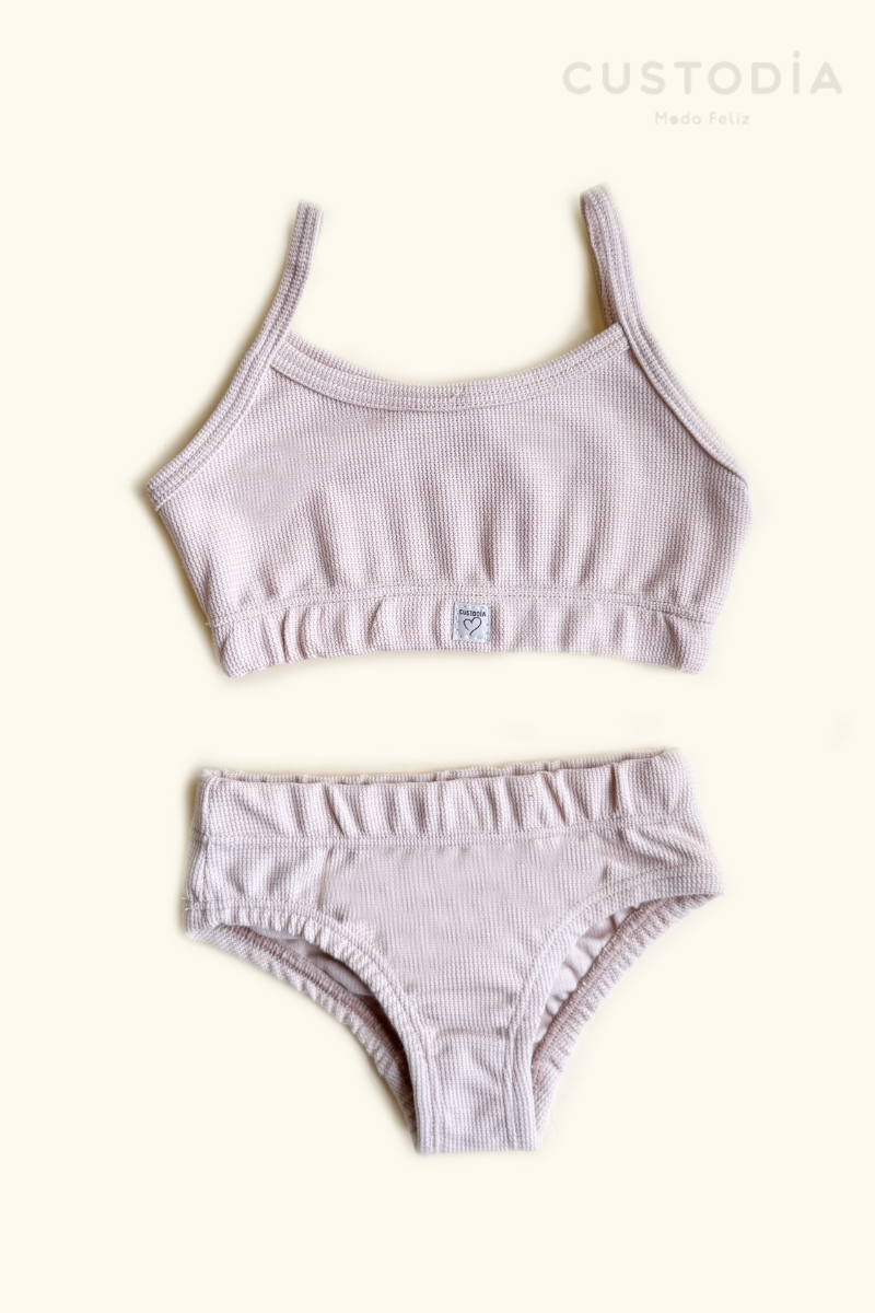 Conjunto Interior de Crop y Panty