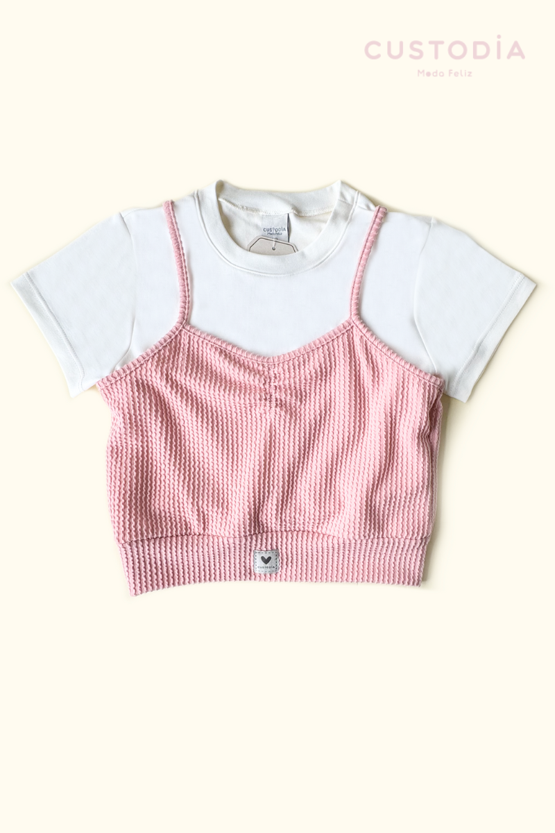 Camiseta Love en Rib