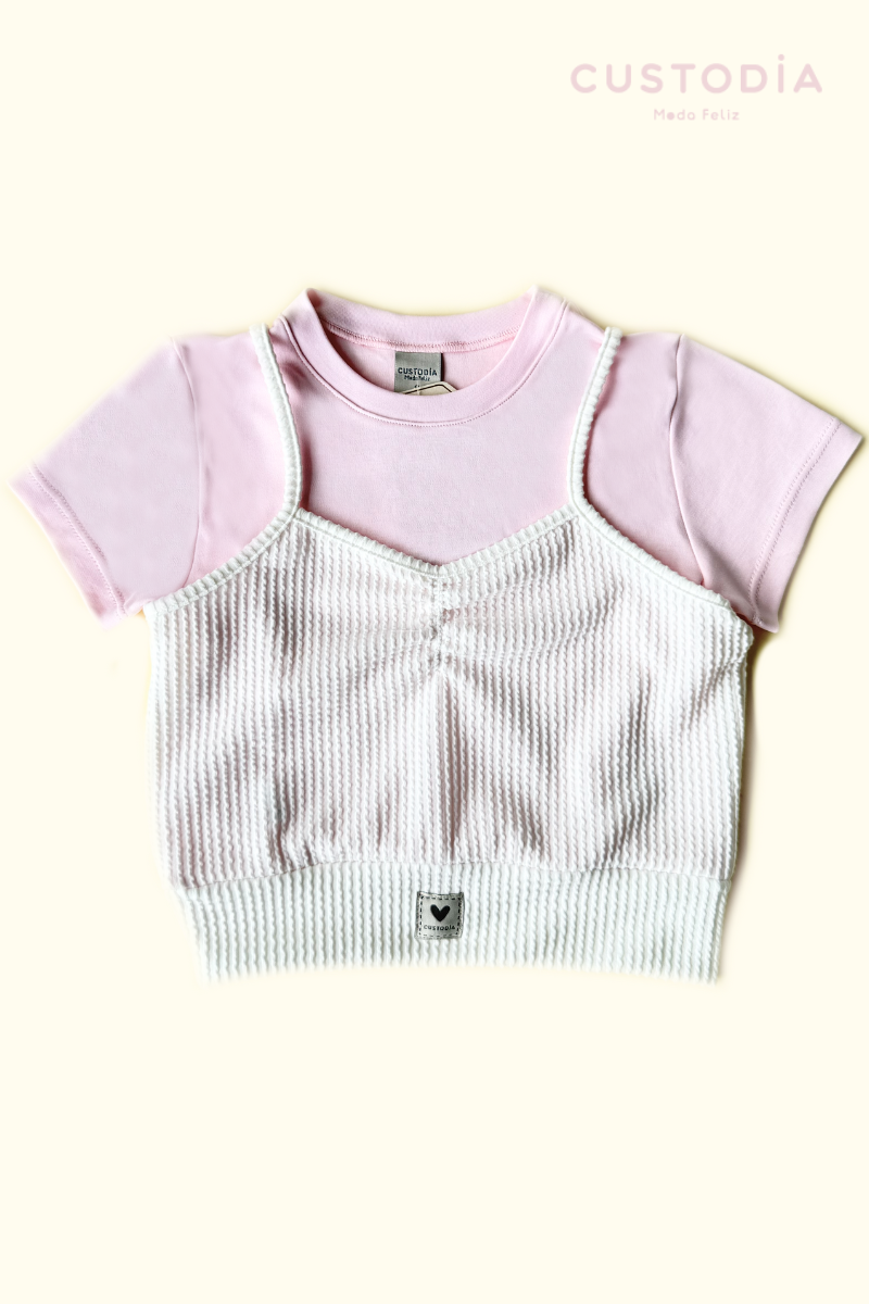 Camiseta Love en Rib