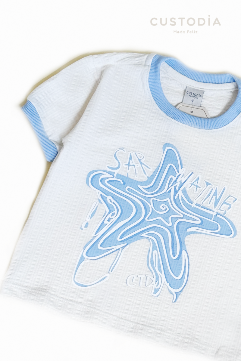 Camiseta Oversize Mar