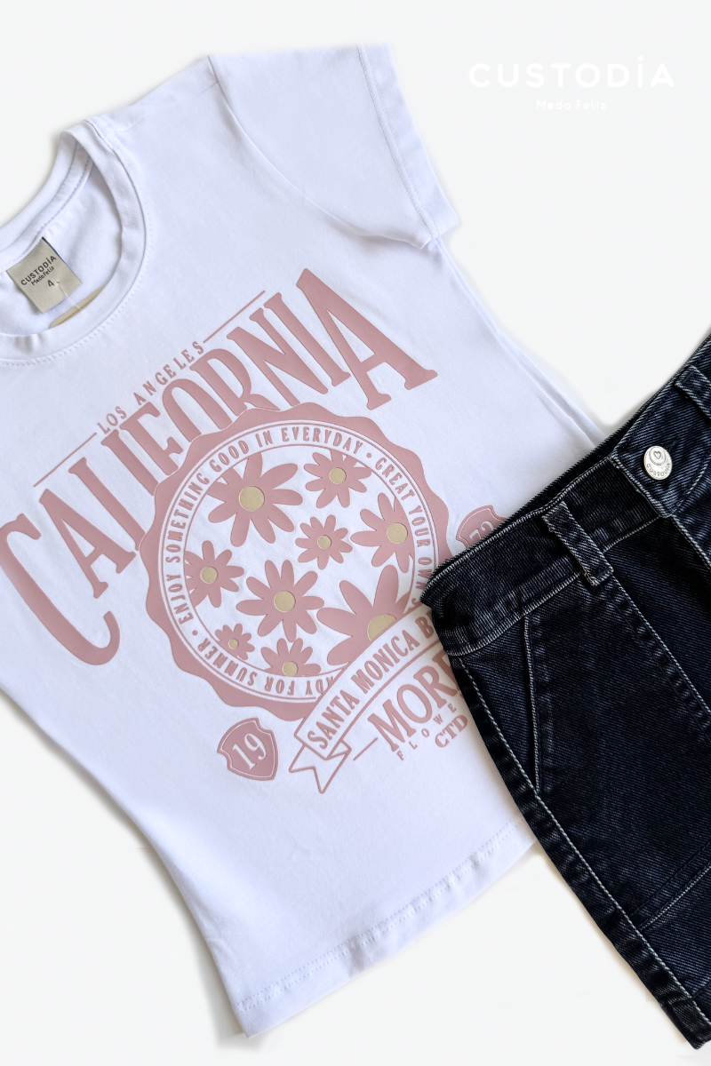 Set Falda Y Camiseta California