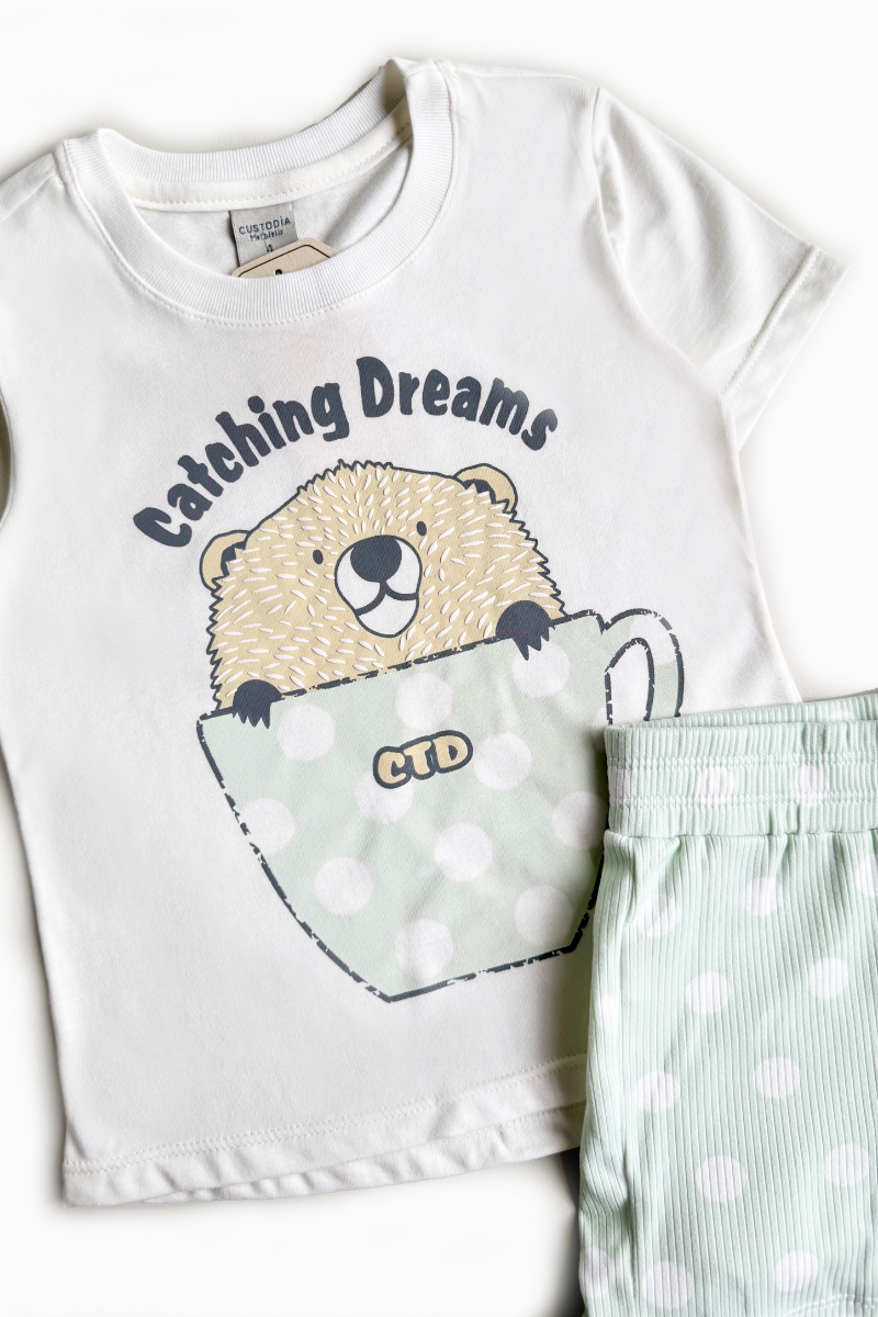 Pijama Puntitos Castor