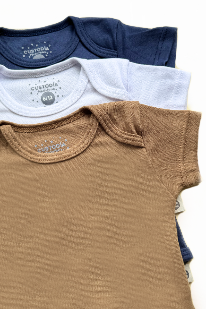 Set Bodys Color Recién Nacido