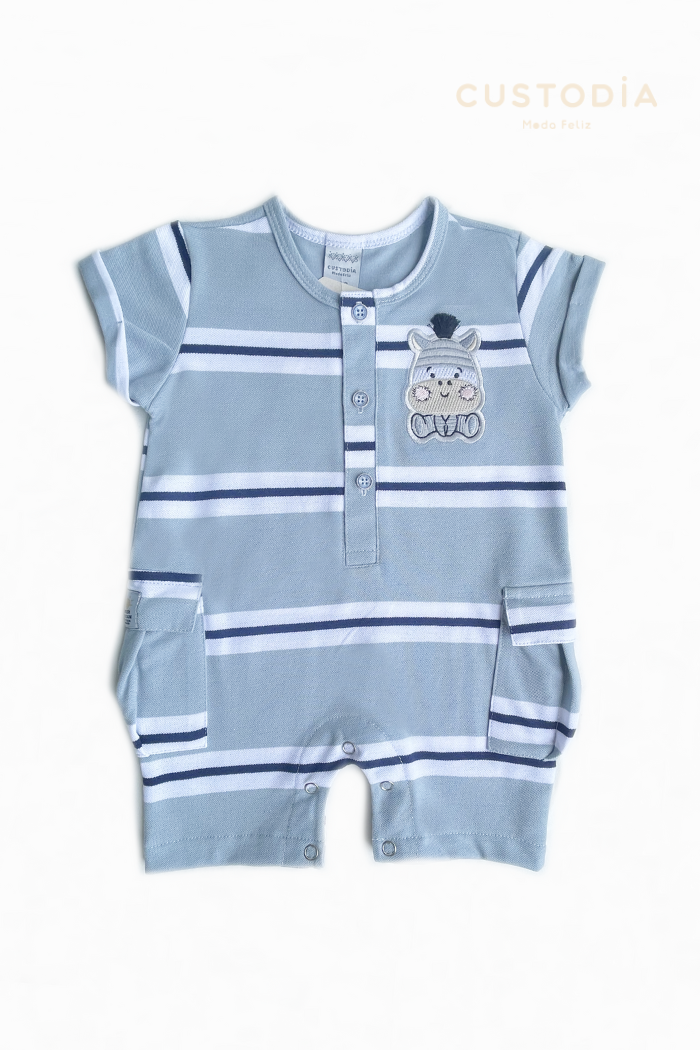 Enterizo Rayitas Cebra