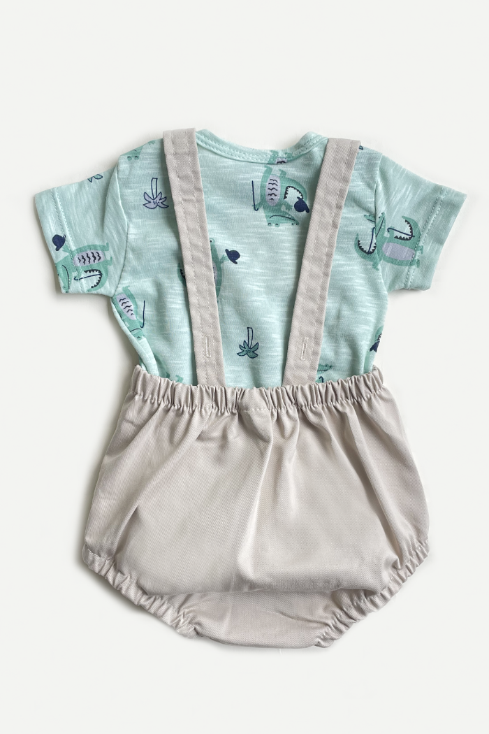 Overall Con Body de Cocodrilos