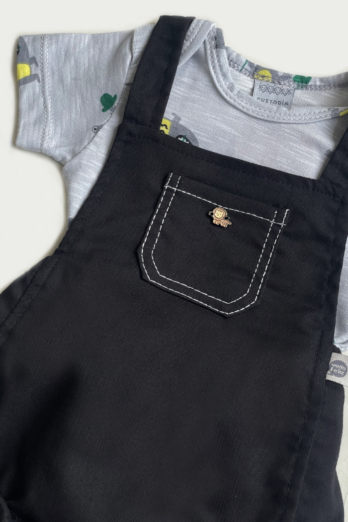 Overall Con Body de Cocodrilos