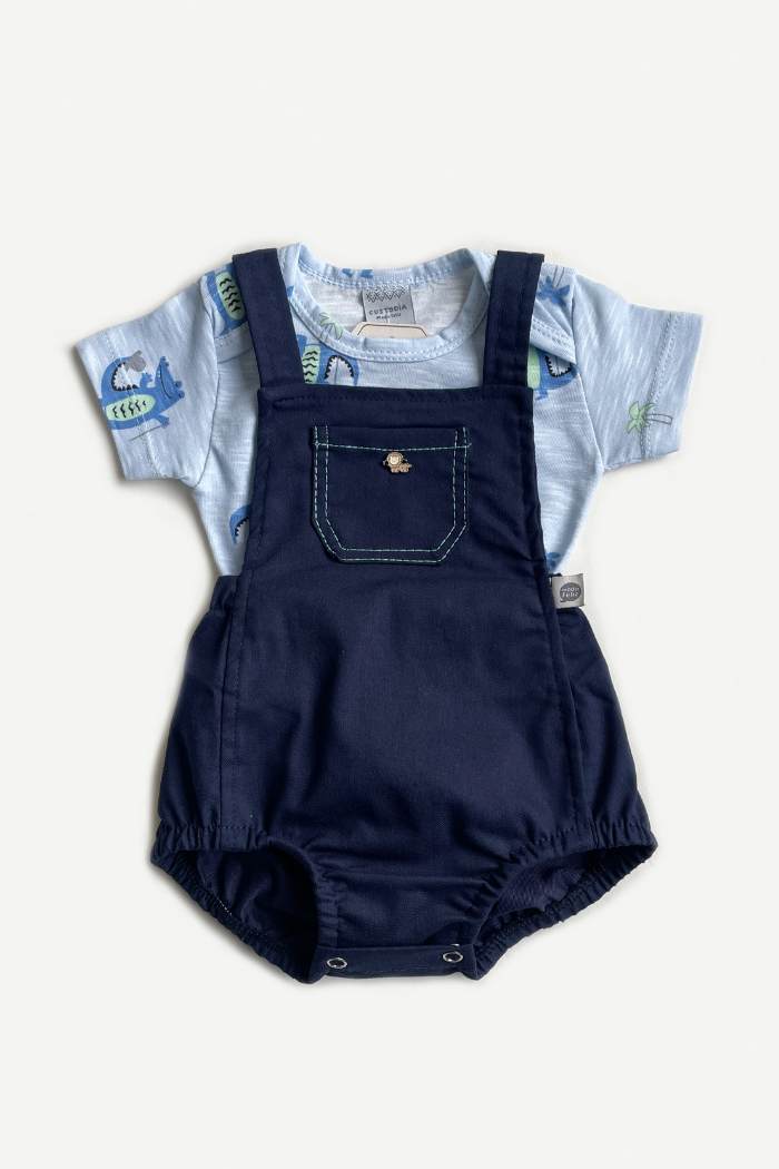 Overall Con Body de Cocodrilos