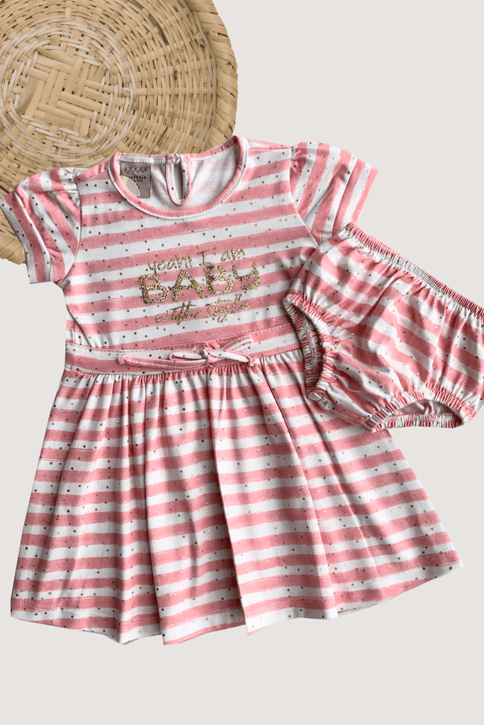 Vestido Gráfico Rayitas - Custodia ModaFeliz