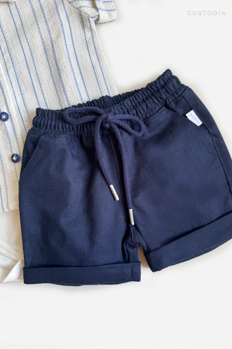 Set 3 Prendas Camisa, Body y Bermuda Sun