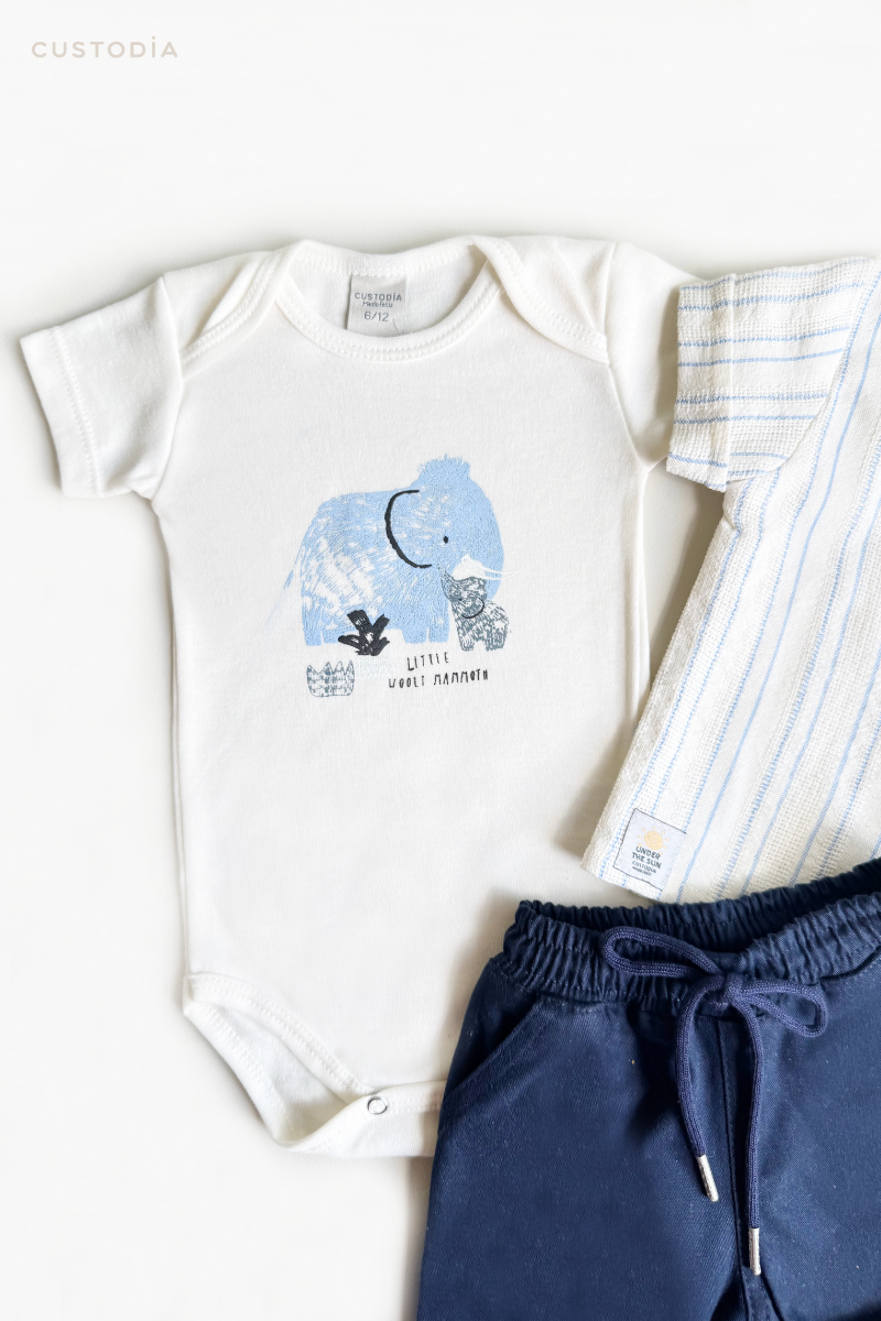 Set 3 Prendas Camisa, Body y Bermuda Sun