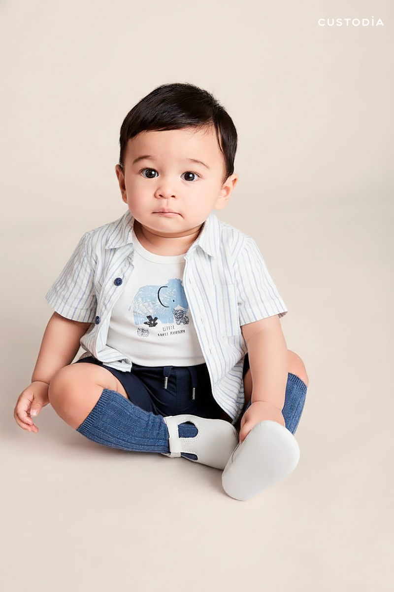 Set 3 Prendas Camisa, Body y Bermuda Sun