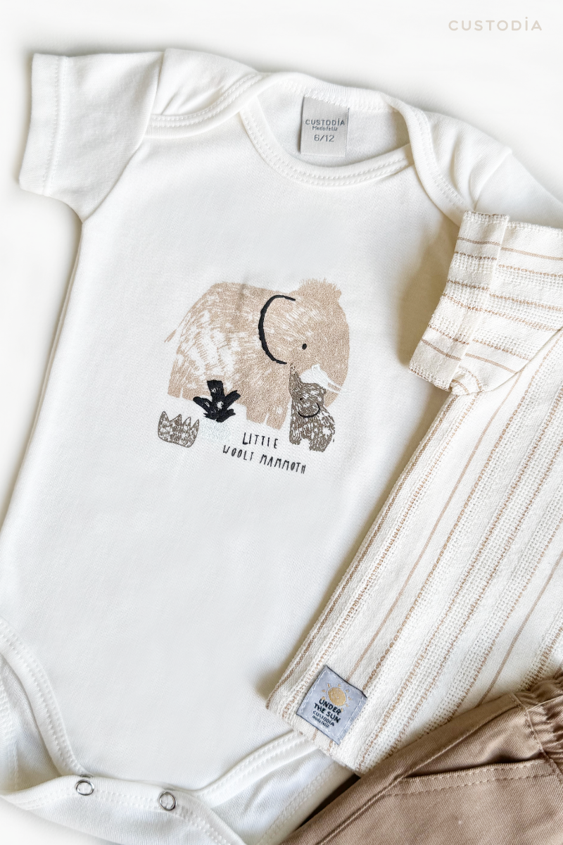 Set 3 Prendas Camisa, Body y Bermuda Sun