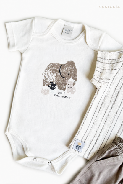 Set 3 Prendas Camisa, Body y Bermuda Sun