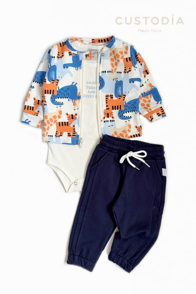 Set 3 Prendas Body - Buzo - Jogger Selvita