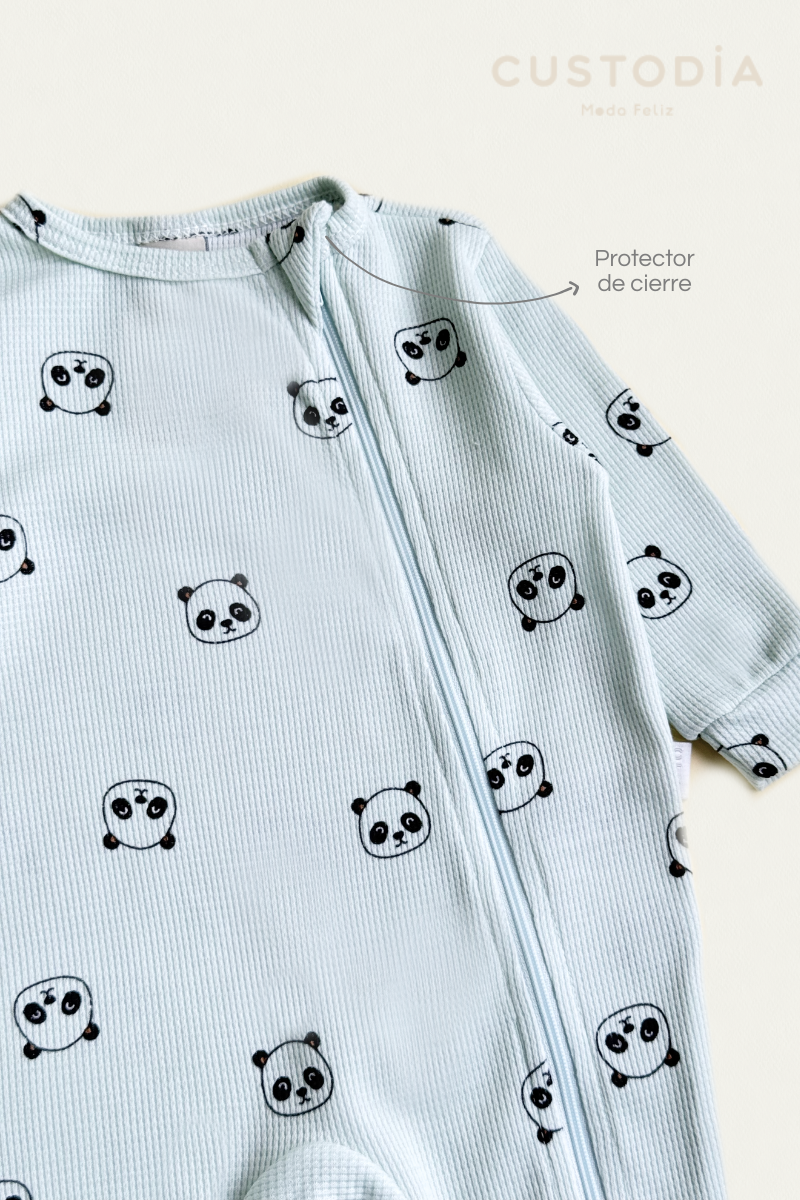 Pijama Entera Panda Doble Cierre