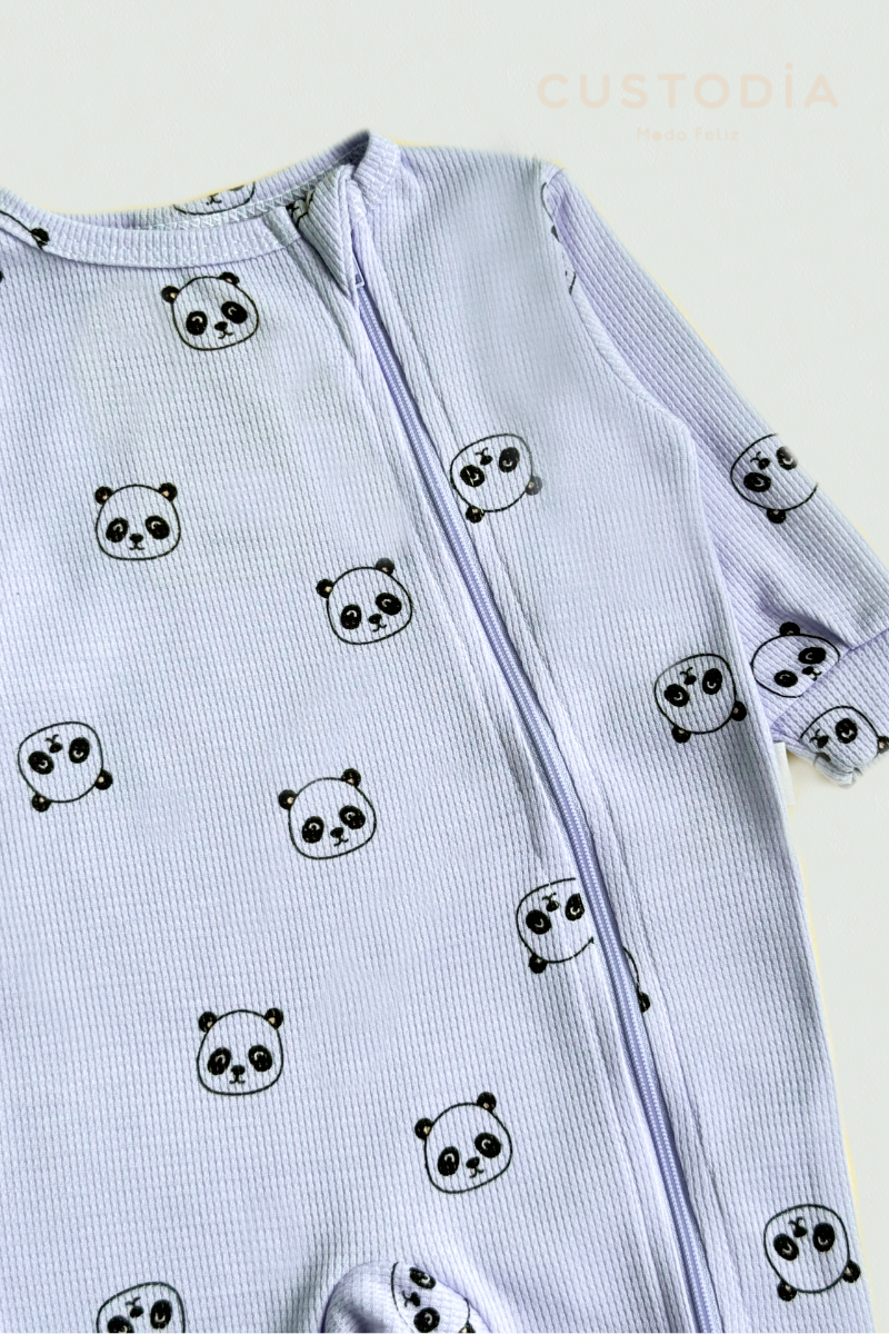 Pijama Entera Panda Doble Cierre