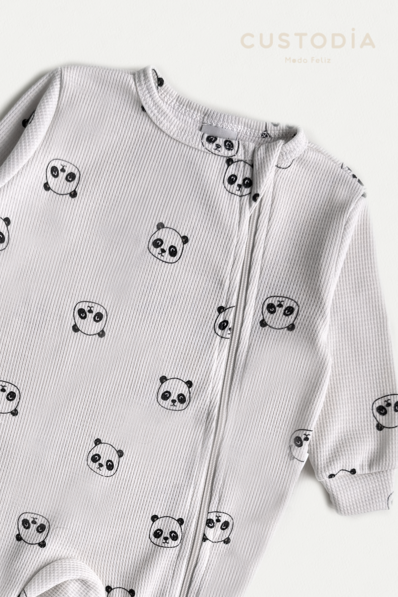 Pijama Entera Panda Doble Cierre