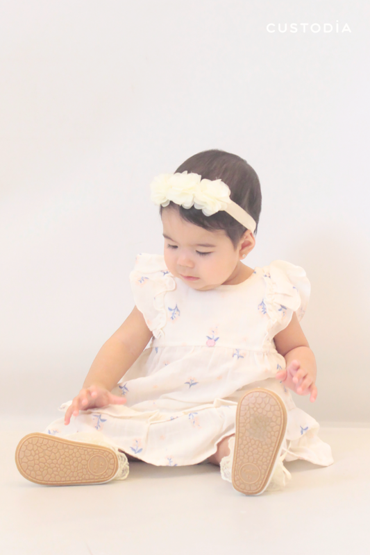 Vestido Floral Con Panty