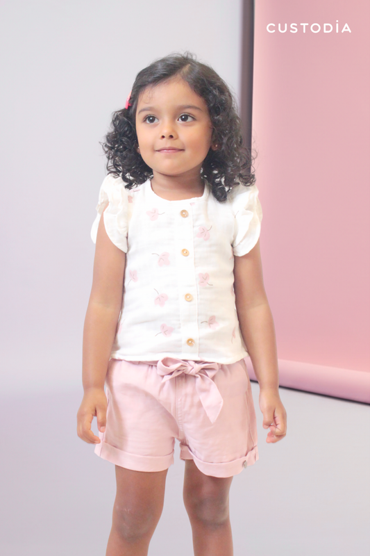 Set short y Blusa Flora