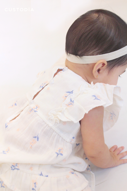 Vestido Floral Con Panty