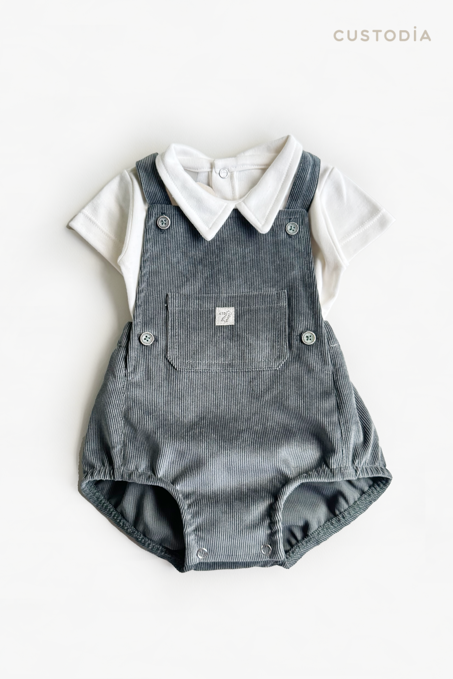 Set Mameluco Rib Dino Polito