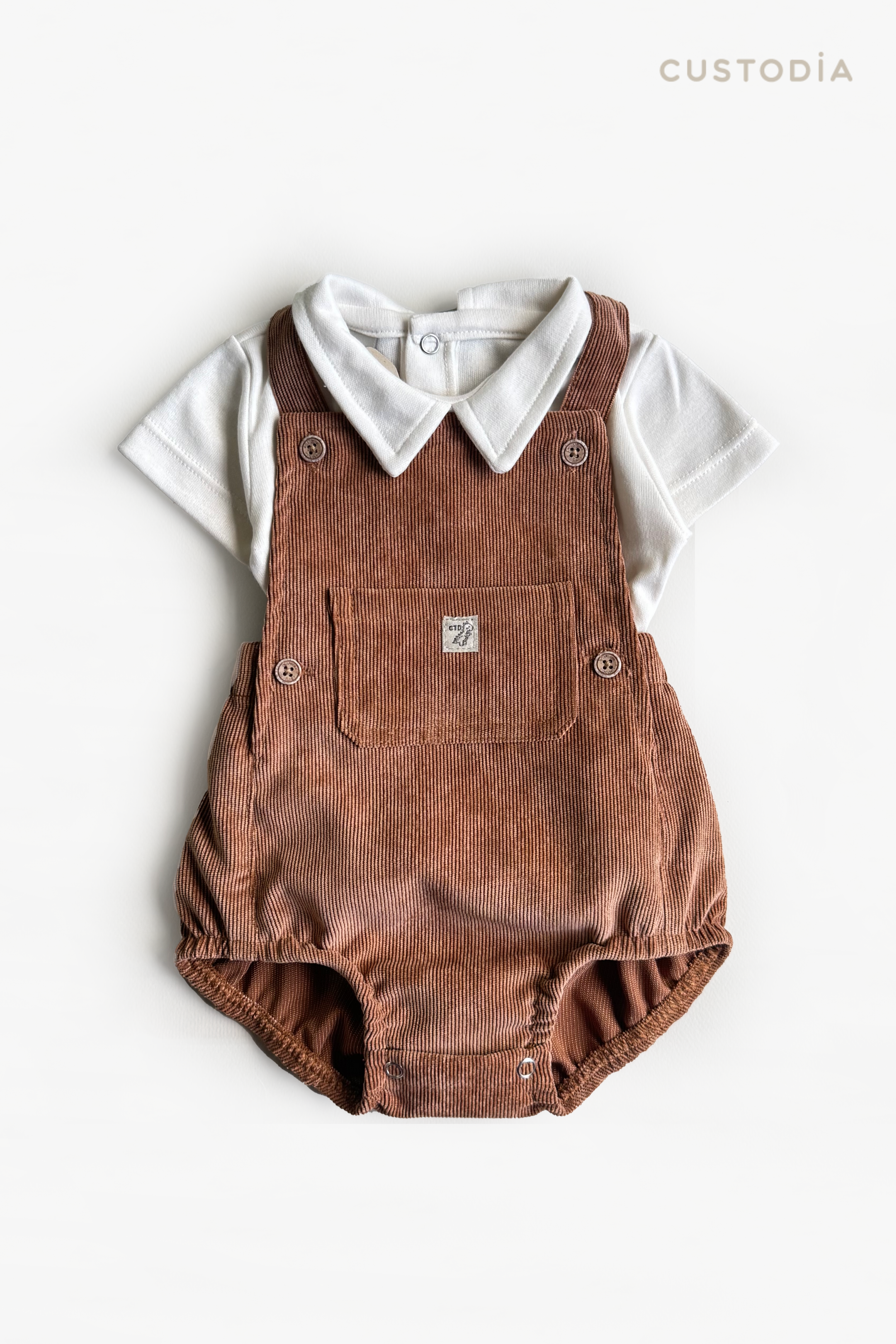 Set Mameluco Rib Dino Polito