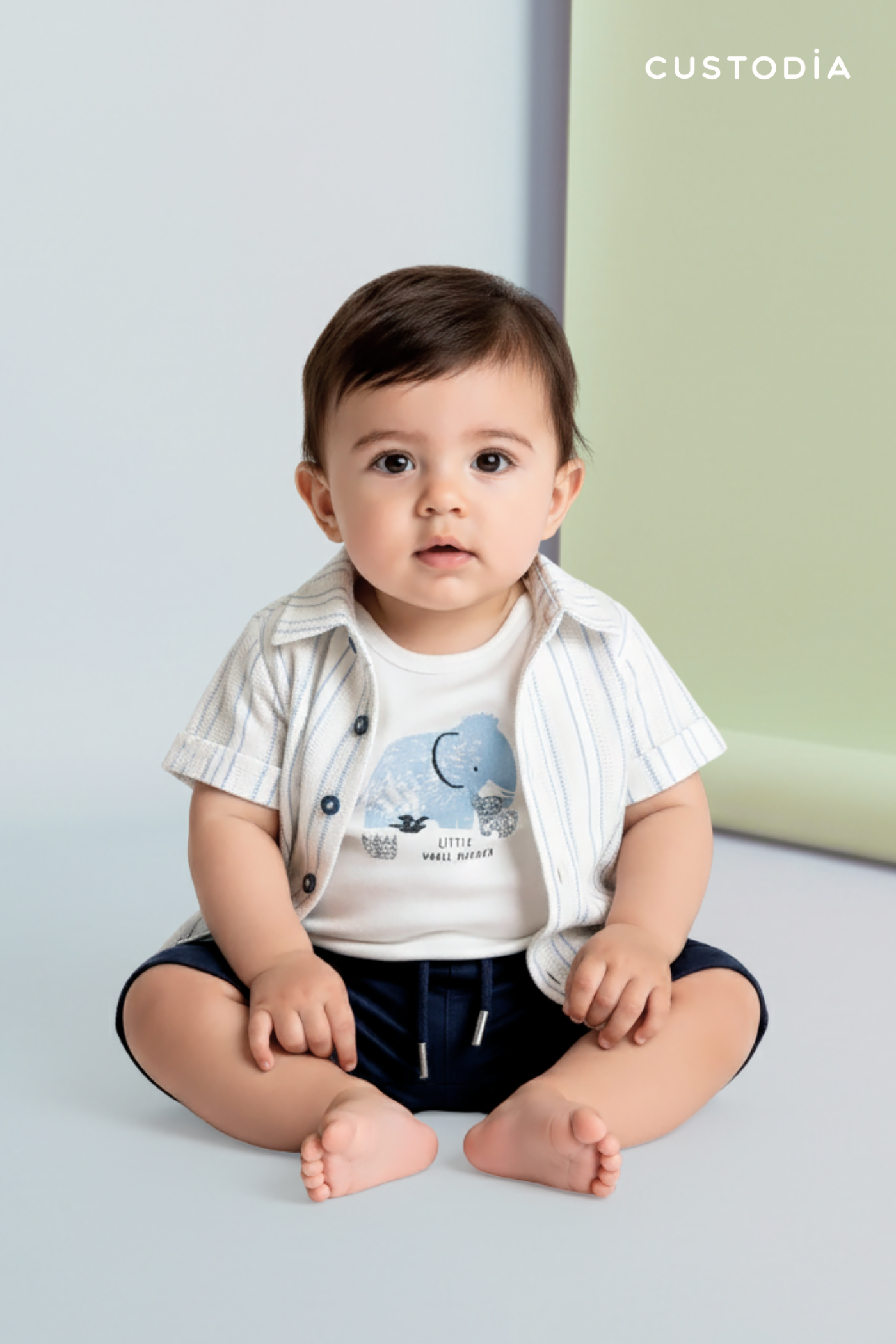 Set 3 Prendas Camisa, Body y Bermuda Sun