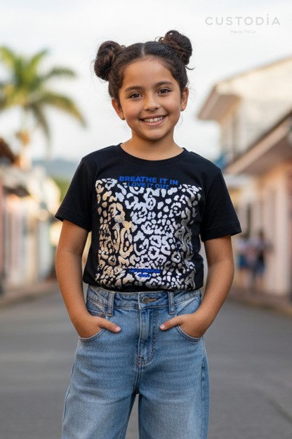 Camiseta Oversize Animal Print