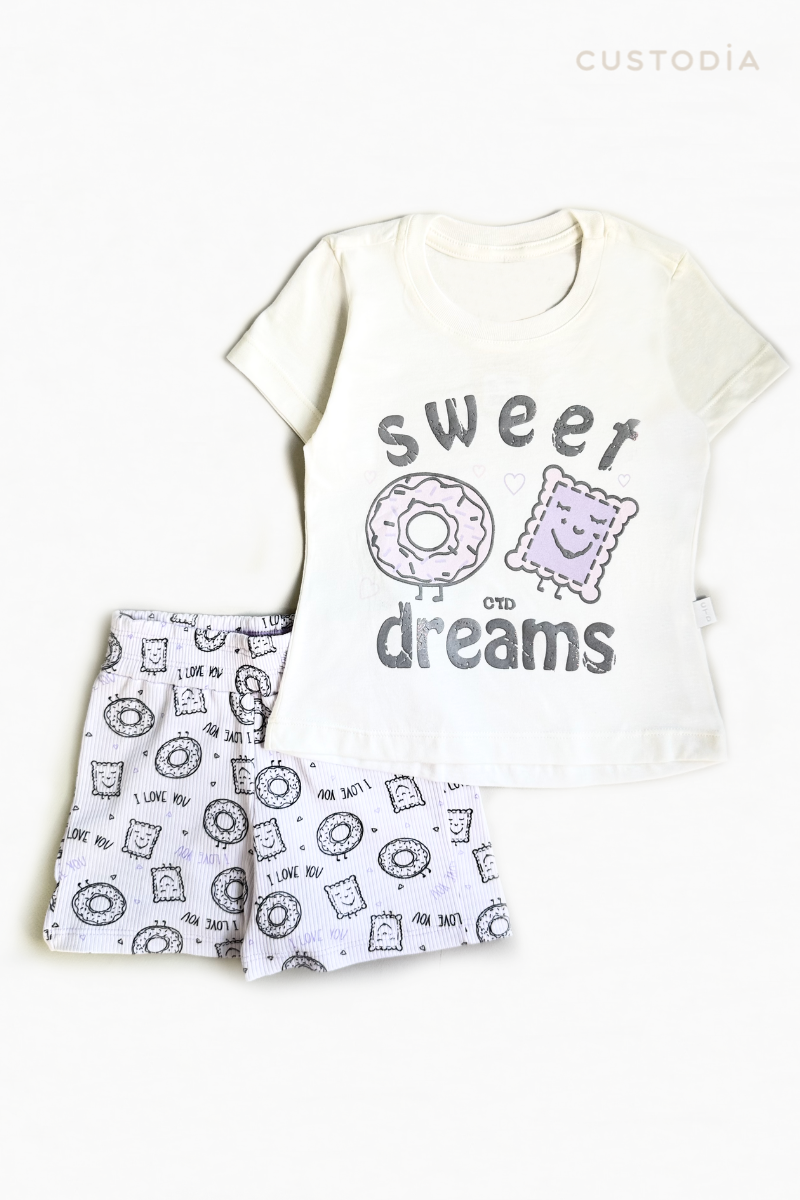Pijama Short Donas