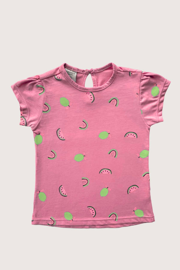 Camiseta Manga Corta Frutas