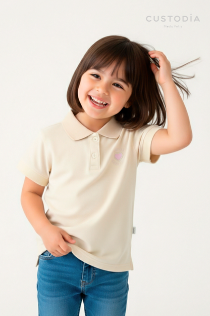 Camiseta Tipo Polo Lovely