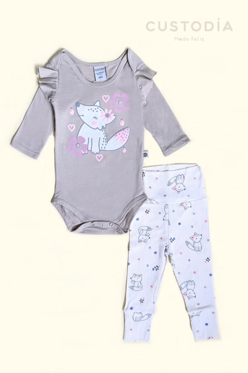 Set Leggin Rib Zorrita