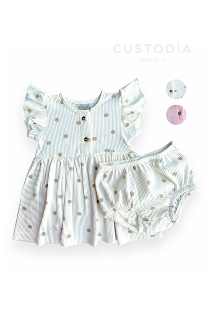 Vestido Rib Puntitos