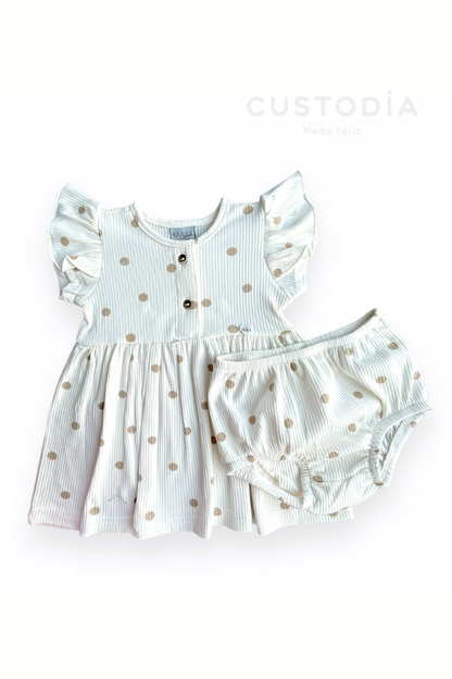 Vestido Rib Puntitos