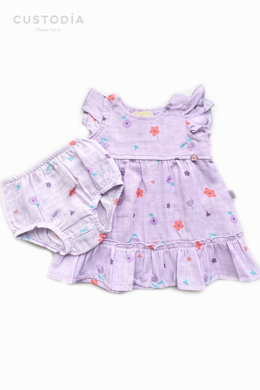 Vestido y Panty Jardín